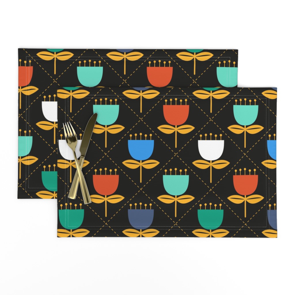 16458532-mid-century-modern-tulip-on-black-12x12in-by-believablymedesigns
